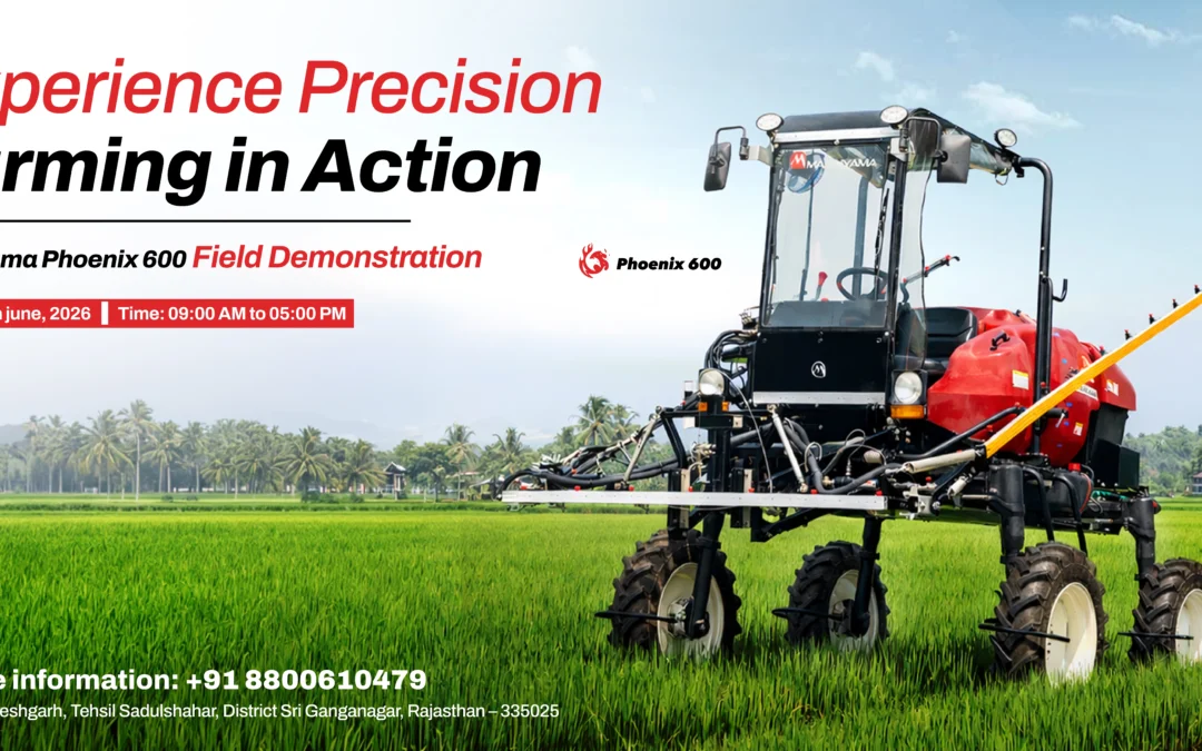 Live Test Drive Event – Maruyama Self-Propelled Boom Sprayer